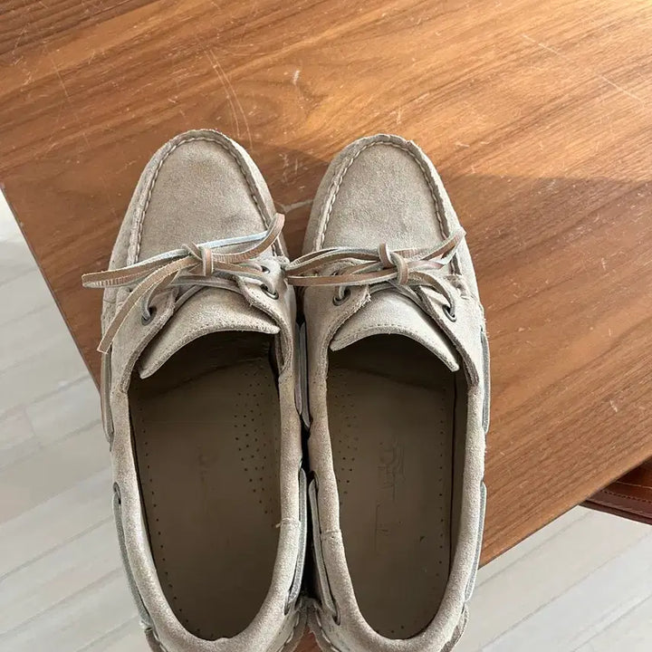 [BUNJANG] Sebago Suede Boat Shoes Beige / 세바고 스웨이드 보트 슈즈 베이지