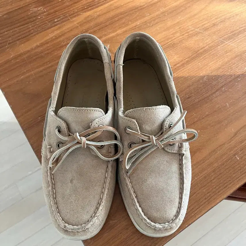 [BUNJANG] Sebago Suede Boat Shoes Beige / 세바고 스웨이드 보트 슈즈 베이지
