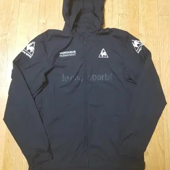 [BUNJANG] Le Coq Sportif Waterproof Woven Ice Cooling Jacket / (정품)르꼬끄 방수 우븐 아이스 쿨링 바람막이 스판 자켓, 넉넉한95