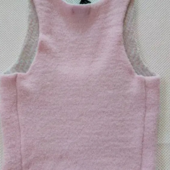 [BUNJANG] Pastel Rainbow Knit Sleeveless Crop Top - M / 파스텔 레인보우  니트 민소매 크롭탑 M 수입
