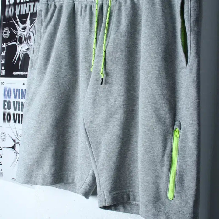 [BUNJANG] Nike Big Size Banding Shorts Gray Old School 2XL / (2XL) 나이키 반바지 팬츠 빅사이즈 밴딩 그레이 올드스쿨-25BF