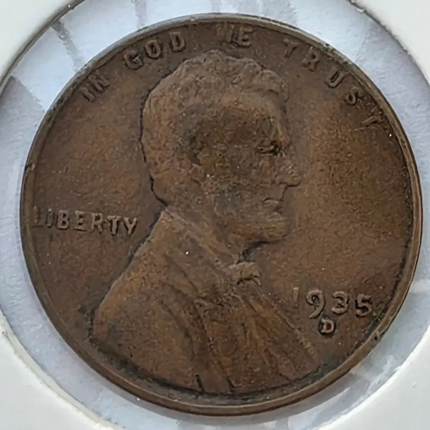 [BUNJANG] 1935-D Lincoln Cent Penny (Denver Mint) / 링컨 1센트 1935_D 년도 덴버 페니