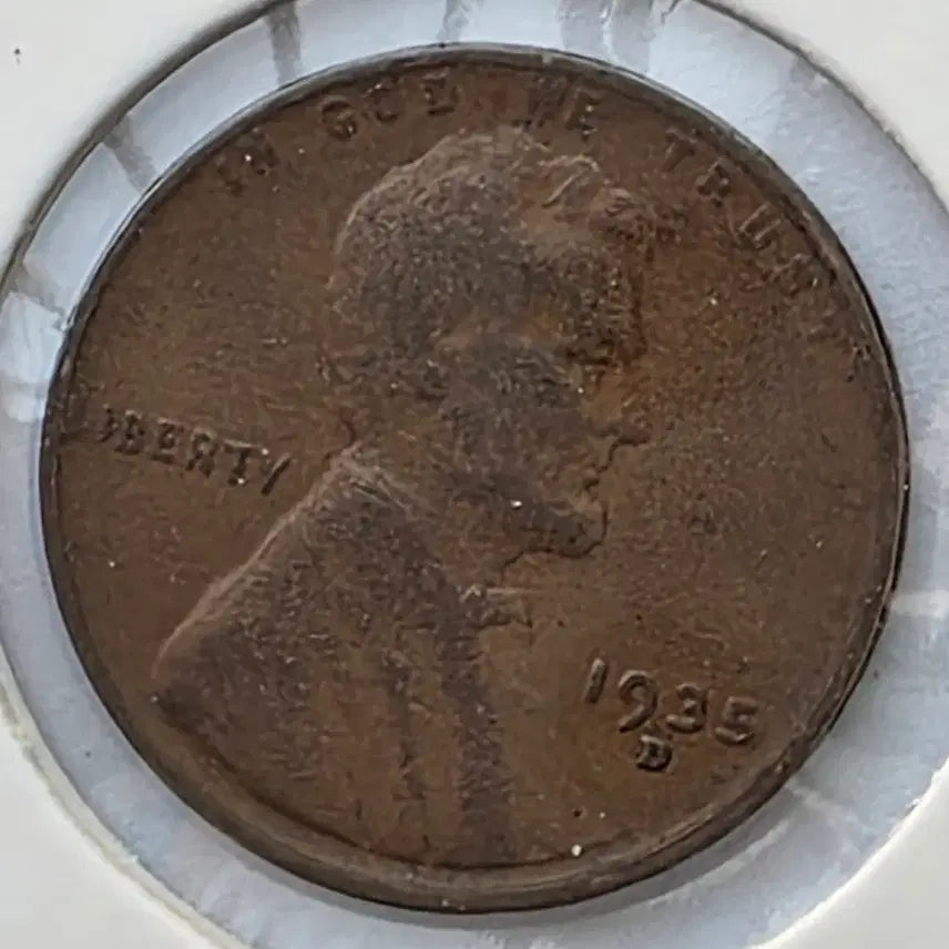 [BUNJANG] 1935-D Lincoln Cent Denver Penny / 링컨 1센트 1935_D 년도 덴버 페니