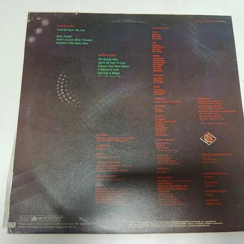 [BUNJANG] Rocky Burnette LP Vinyl Record / rocky brunette lp
