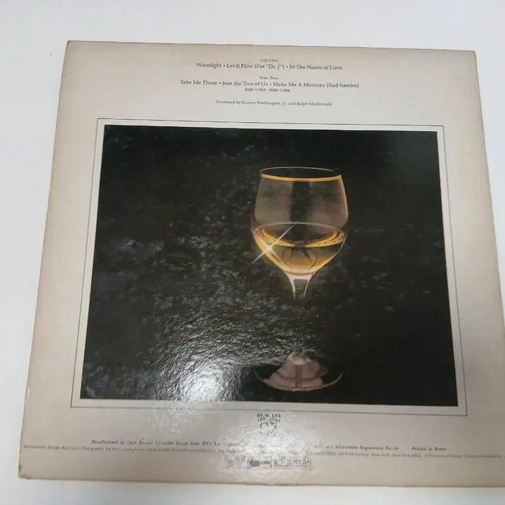[BUNJANG] Grover Washington Jr. Winelight LP Record / 그루버 워싱턴 주니어 Winelight LP 음반