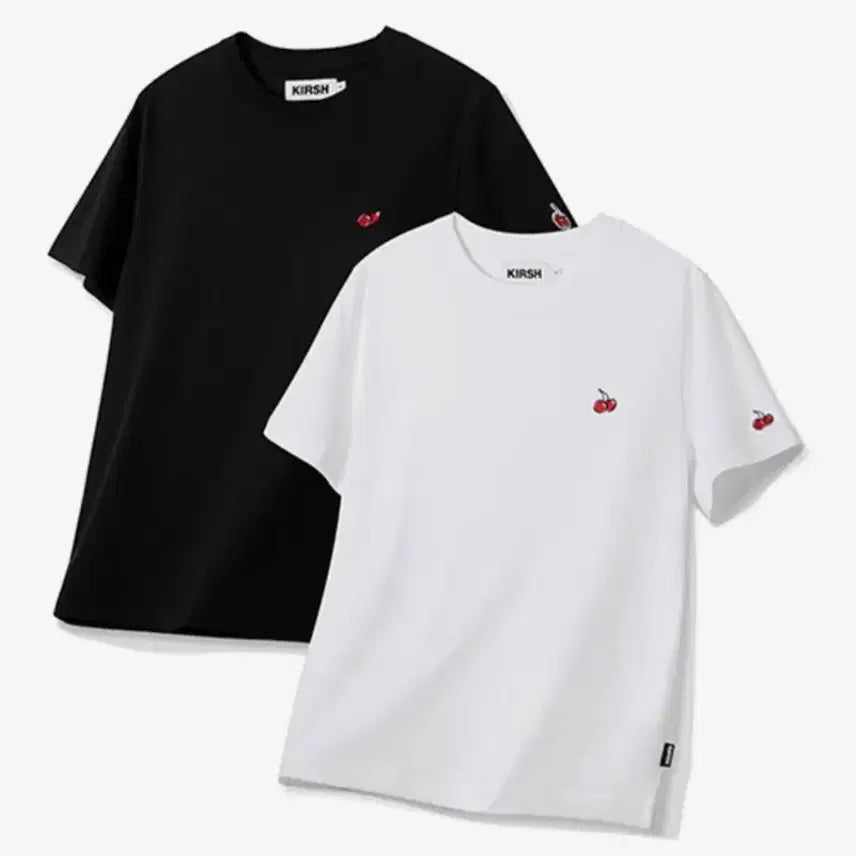 [BUNJANG] Kirsh Cherry T-Shirt Black / 키르시 체리 반팔티 블랙
