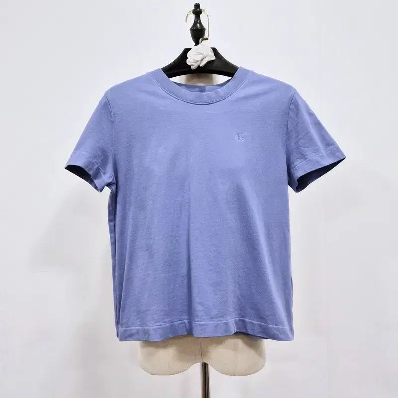 [BUNJANG] Calvin Klein Cropped Short Sleeve T-Shirt / CK 캘빈클라인 크롭 반팔 티셔츠