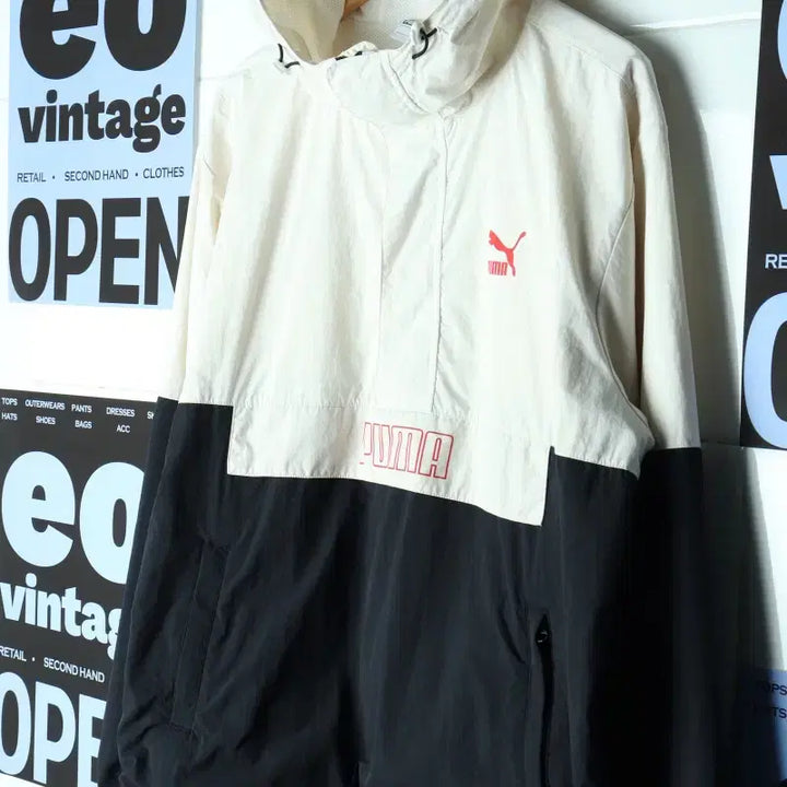 [BUNJANG] Puma Zip-Up Windbreaker Anorak Jacket Y2K Style / (L-XL) 퓨마 집업 바람막이 점퍼자켓 아노락 Y2K 유행-18629