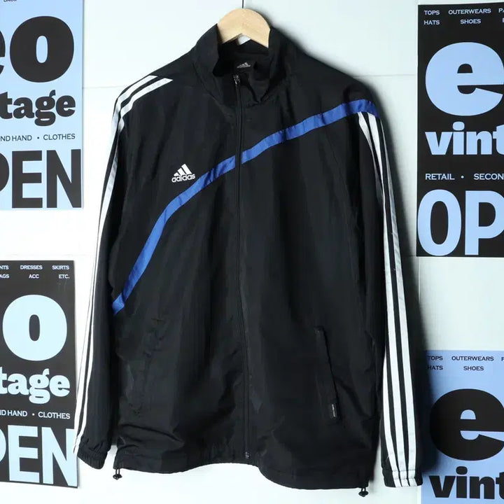 [BUNJANG] Adidas 00s Zip-Up Windbreaker Jumper Jacket / (L-XL) 아디다스 집업 바람막이 점퍼자켓 00s 년대-1862A