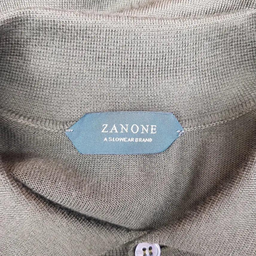[BUNJANG] Zanone Cashmere Silk Knit Polo Shirt Size 50 / 자노네(ZANONE)  캐시미어 실크 니트 카라 긴팔 50사이즈