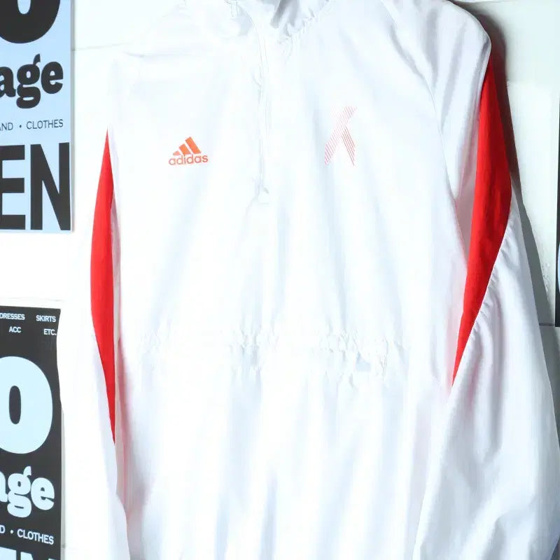 [BUNJANG] Adidas Windbreaker Zip-Up Jacket Anorak (New Model) / W(S-M) 아디다스 집업 바람막이 점퍼자켓 아노락 신형-18632