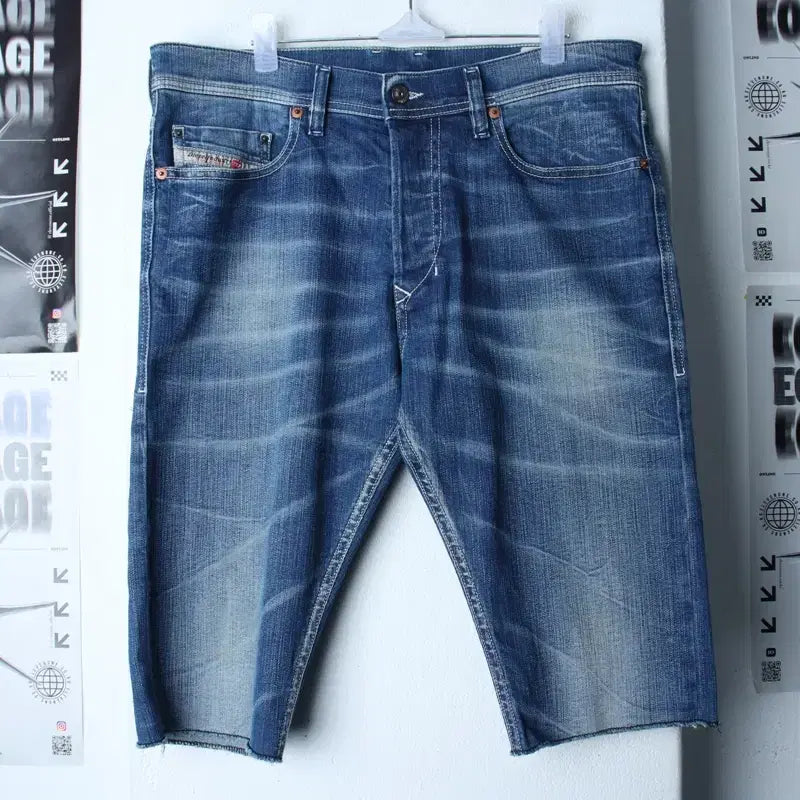 [BUNJANG] Diesel Limited Edition Denim Shorts / (L) 디젤 반바지 팬츠 데님 청 이태리 한정판-256B