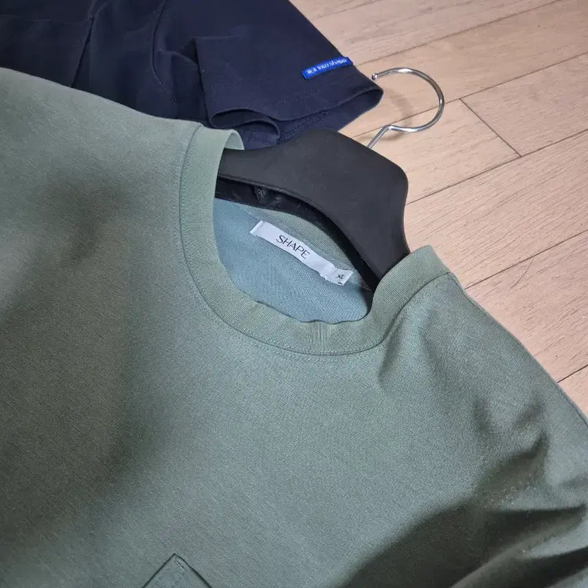 [SOLD OUT] ANDZ 앤드지 포켓반팔티 3장 네이비2그린1 XL