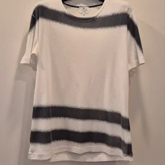 [BUNJANG] Lanvin Striped Short-Sleeve T-Shirt / LANVIN 랑방 스트라이프 반팔 티셔츠