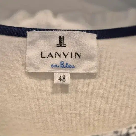 [BUNJANG] Lanvin Striped Short-Sleeve T-Shirt / LANVIN 랑방 스트라이프 반팔 티셔츠