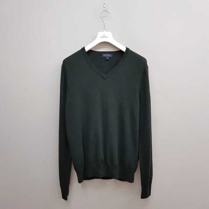 [BUNJANG] Brooks Brothers Saxxon Wool V-Neck Knit L Size / 브룩스브라더스 Brooks Brother  색슨 울 V넥 니트 L사이즈
