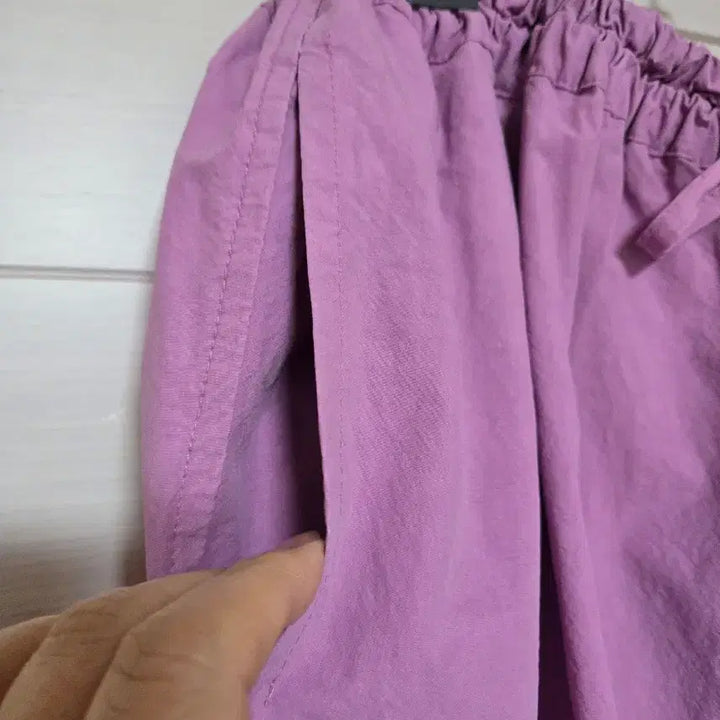 [BUNJANG] Wishing Cotton Wide Baggy String Pants / 위싱면 와이드 배기 스트링 팬츠