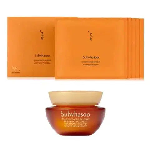 [BUNJANG] Sulwhasoo Concentrated Ginseng Renewing Cream Ex Mask 5 Sheets / 설화수 자음생마스크이엑스 5개