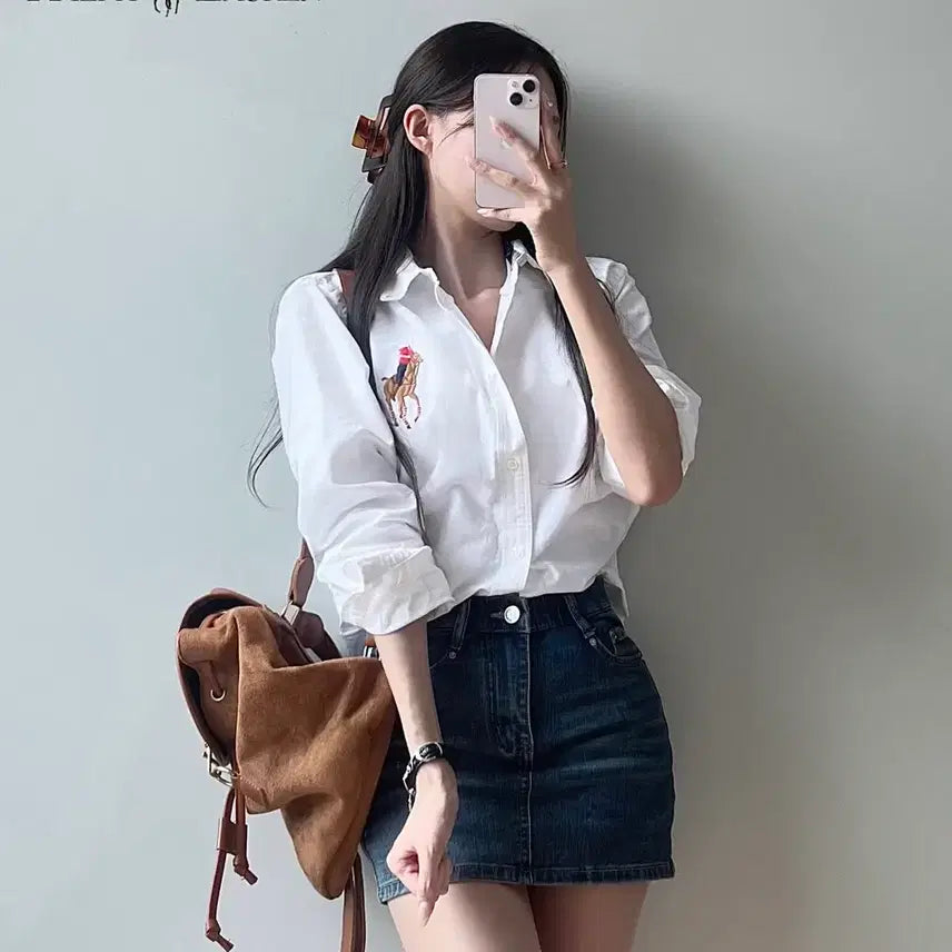 [BUNJANG] Polo Ralph Lauren Big Pony Shirt / 폴로 빅포니 셔츠