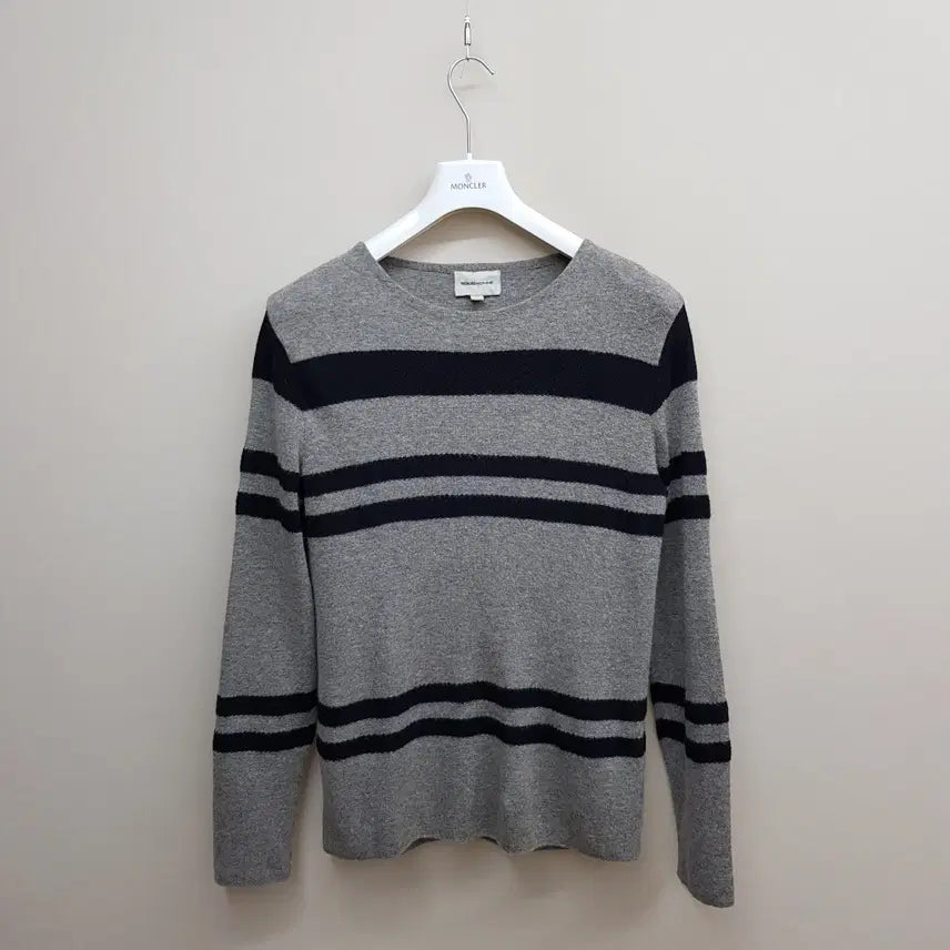 [BUNJANG] Solid Homme Striped Wool Knit Size 48 / 솔리드옴므 (SOLID HOMME)  스트라이프 울 니트 48사이즈