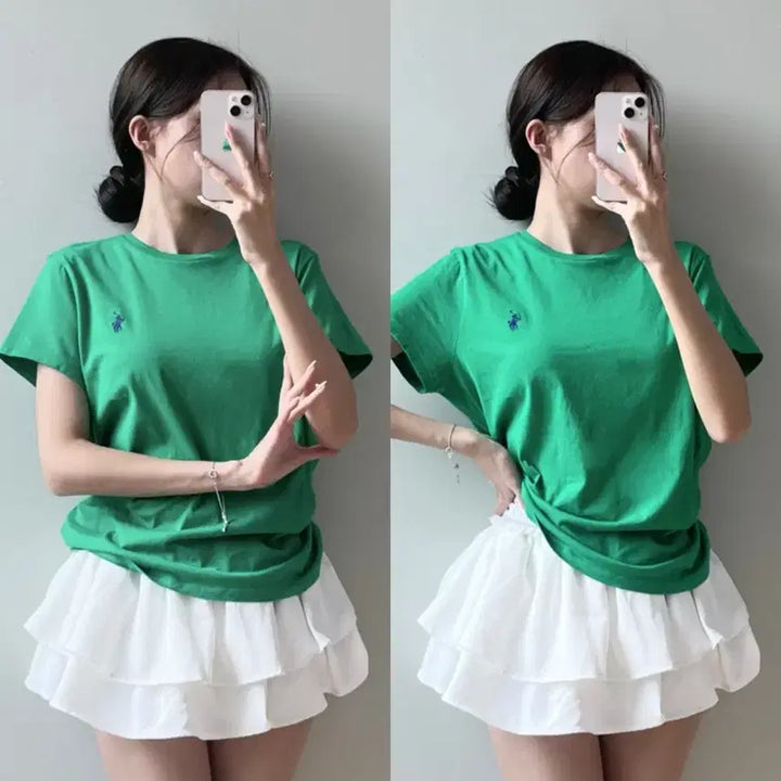[BUNJANG] Polo Ralph Lauren Short Sleeve T-Shirt Green / 폴로 반팔티