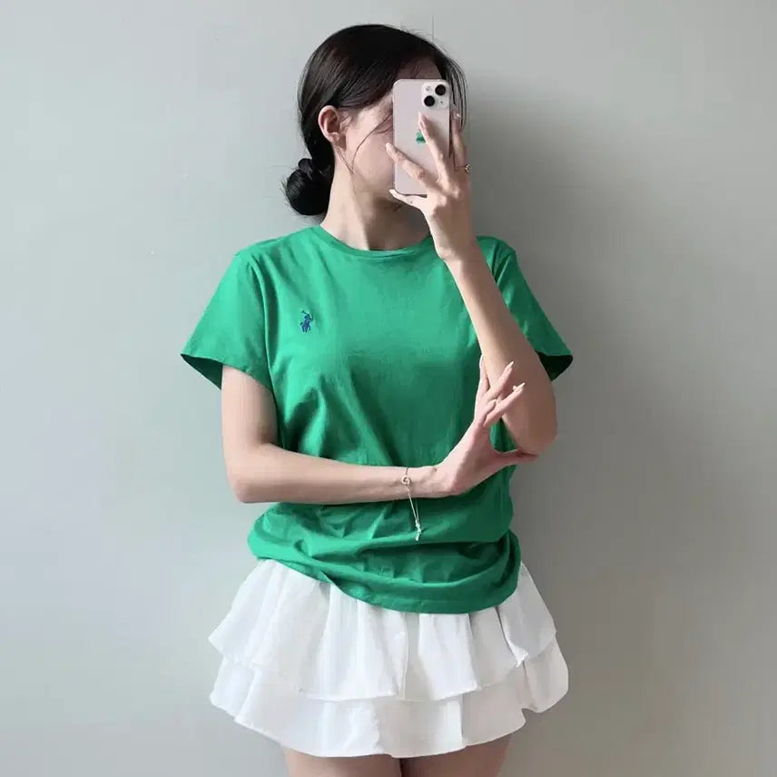 [BUNJANG] Polo Ralph Lauren Short Sleeve T-Shirt Green / 폴로 반팔티