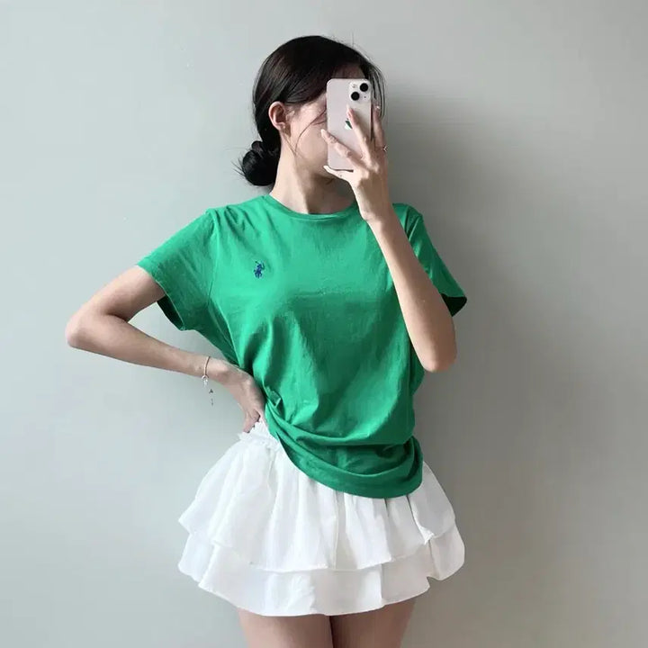 [BUNJANG] Polo Ralph Lauren Short Sleeve T-Shirt Green / 폴로 반팔티