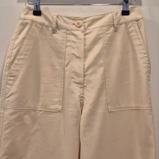 [BUNJANG] Marithe Francois Girbaud Beige Cotton Pants S / 마리떼 프랑소와 저버 베이지 색상 면바지 S