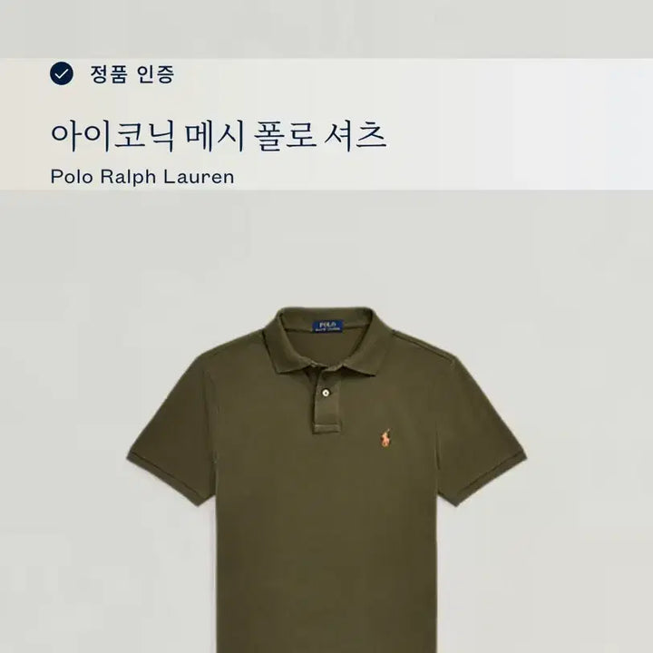 [BUNJANG] Polo Ralph Lauren Custom Slim Fit Mesh Polo Shirt Olive M / 폴로 커스텀슬림핏 메시 폴로셔츠 컴퍼니올리브 M