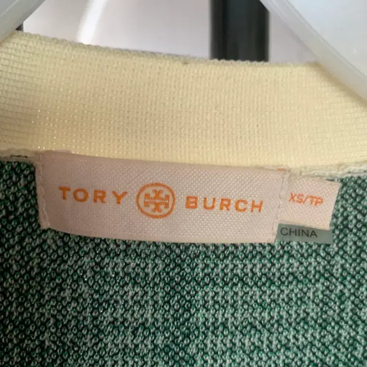 [BUNJANG] Tory Burch Checkered Cardigan / 토리버치 체크 패턴 가디건