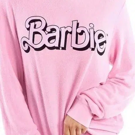 [BUNJANG] Barbie Pink Sweatshirt T-Shirt / 바비 Barbie 핑크 맨투맨 티셔츠