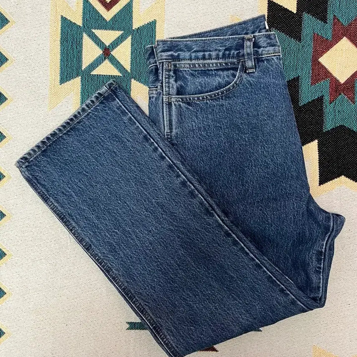 [BUNJANG] Uniqlo U Straight Jeans Blue / [76(30)] 유니클로 U 스트레이트 진 블루