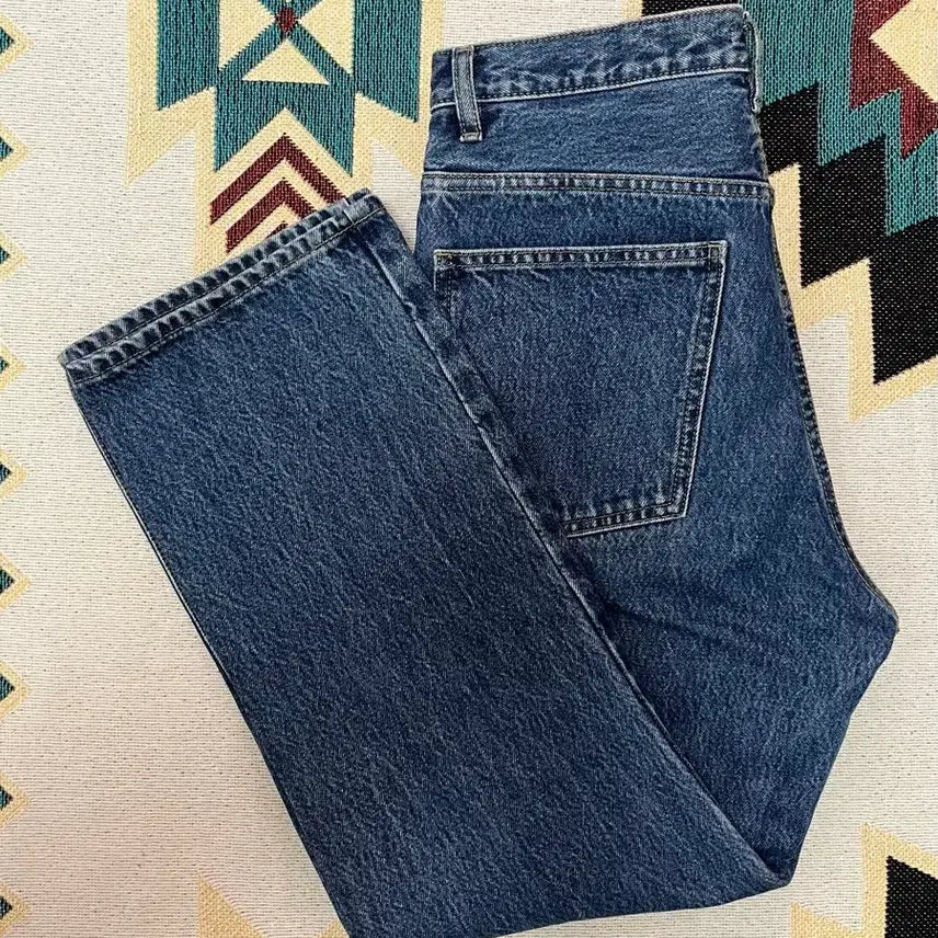 [BUNJANG] Uniqlo U Straight Jeans Blue / [76(30)] 유니클로 U 스트레이트 진 블루