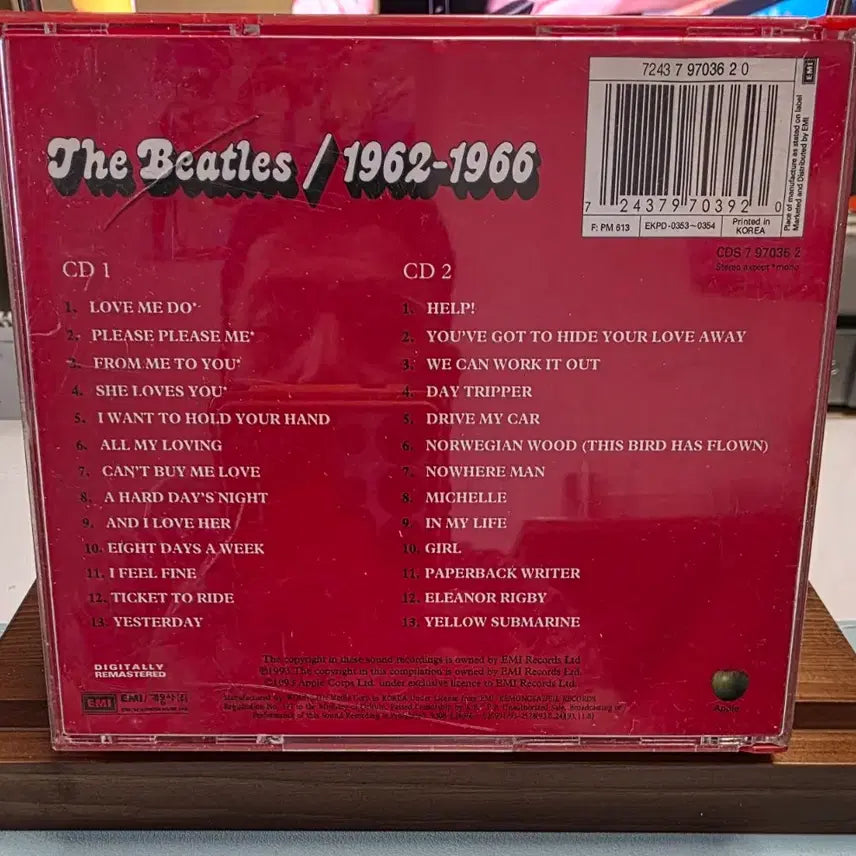 [BUNJANG] The Beatles 1962-1966 Compilation CD / 비틀즈 1962-1966 컴필레이션 CD
