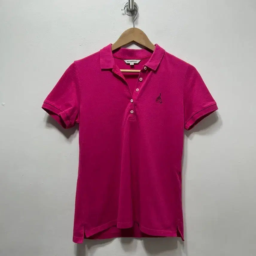[BUNJANG] Beanpole Pink Short Sleeve Polo T-Shirt (Women&