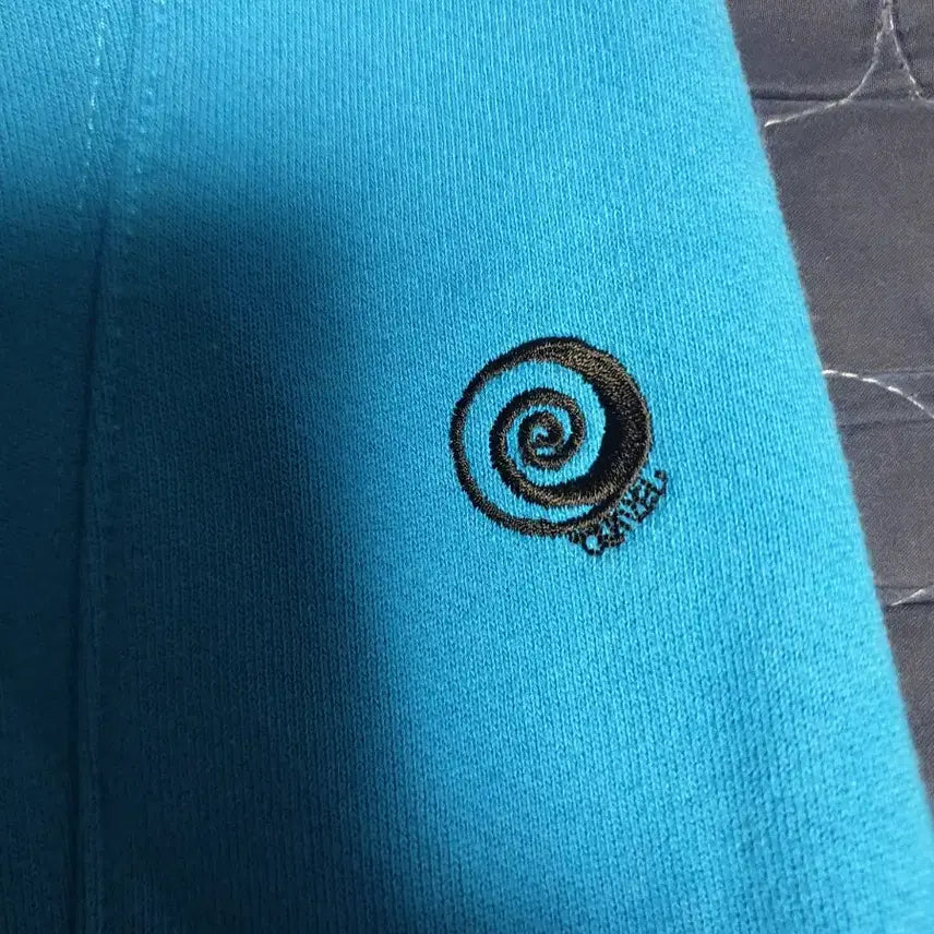 [BUNJANG] Travel Curved Hem String Wide Sweatpants Blue (M) / 트래블 커브드 밑단스트링 와이드 스웨트 팬츠 블루 (M)