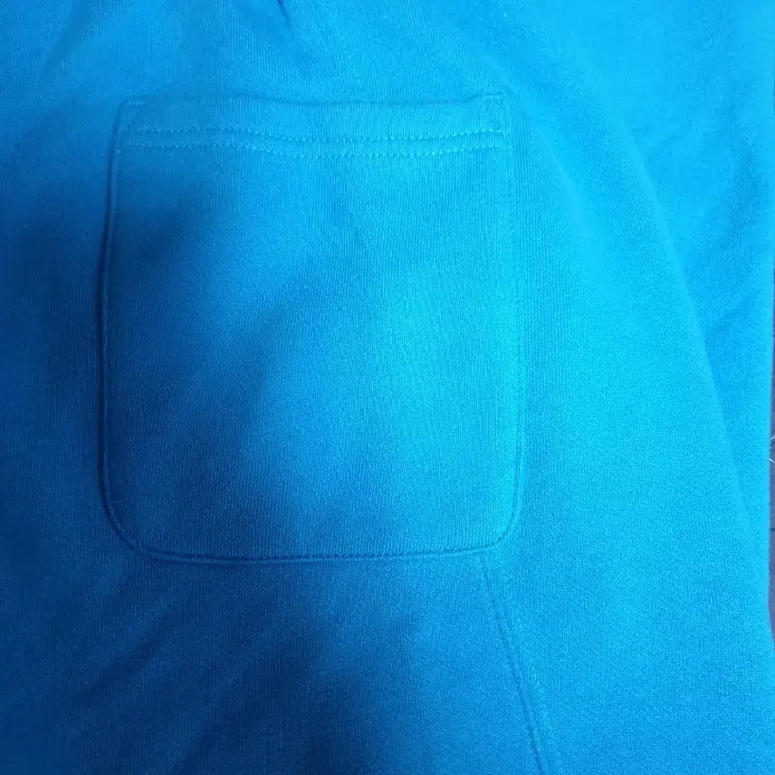 [BUNJANG] Travel Curved Hem String Wide Sweatpants Blue (M) / 트래블 커브드 밑단스트링 와이드 스웨트 팬츠 블루 (M)