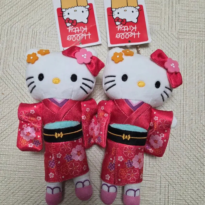 [SOLD OUT] 기모노 헬로키티 롱다리 인형키링 새상품