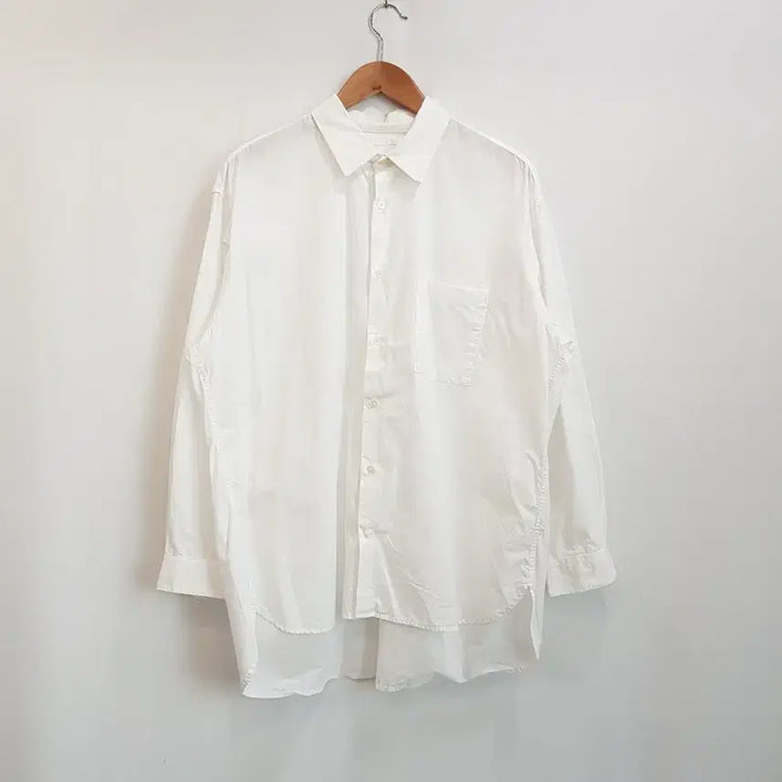 [BUNJANG] Uniqlo White Oversized Long Sleeve Shirt Men&