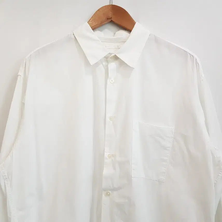 [BUNJANG] Uniqlo White Oversized Long Sleeve Shirt Men&