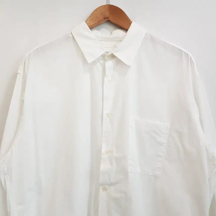 [BUNJANG] Uniqlo White Oversized Long Sleeve Shirt Men&