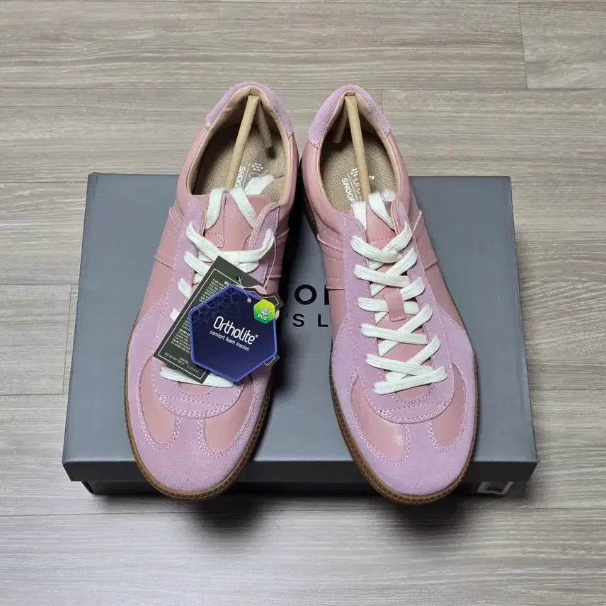 [BUNJANG] Spigen Genuine Leather German Army Sneakers Pink / 슈펜 소가죽 독일군 스니커즈 새상품