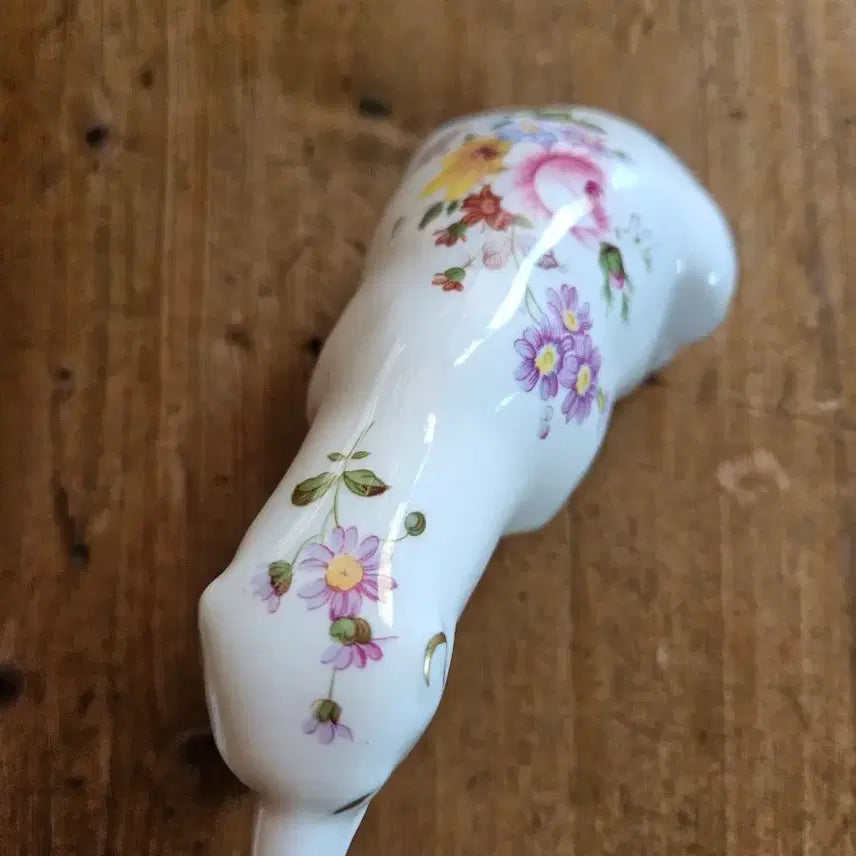 [BUNJANG] Bear Figurine with Floral Pattern / 베어피겨린