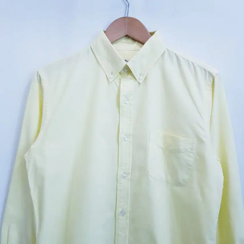 [BUNJANG] Vintage Solid Long Sleeve Shirt - Men&