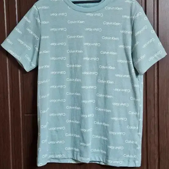 [BUNJANG] Calvin Klein Performance Logo T-Shirt / (정품새옷수준)캘빈클라인 퍼포먼스 로고 반팔티,95, 하늘색,남녀공용