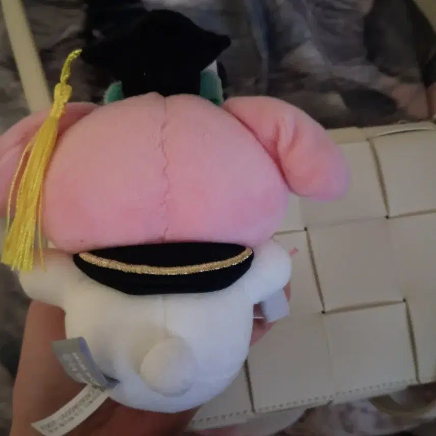 [BUNJANG] Sanrio My Melody Graduation Doll Keychain / 산리오)마이멜로디 졸업 인형 키링