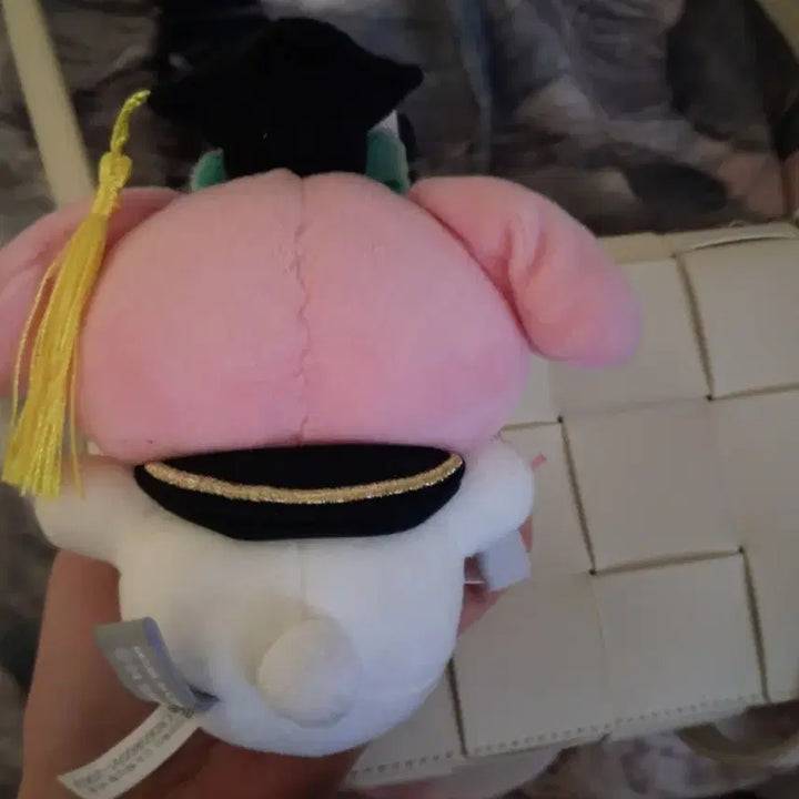 [BUNJANG] Sanrio My Melody Graduation Doll Keychain / 산리오)마이멜로디 졸업 인형 키링