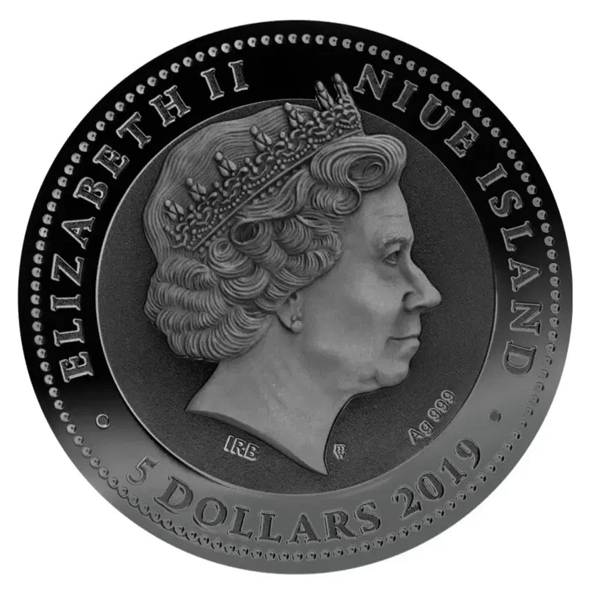 [BUNJANG] 2019 Niue 2 oz 99.9% Silver Chariot Coin / 2019년 니우에 2온스 고대 전차 (채리엇) 99.9% 실버 코인
