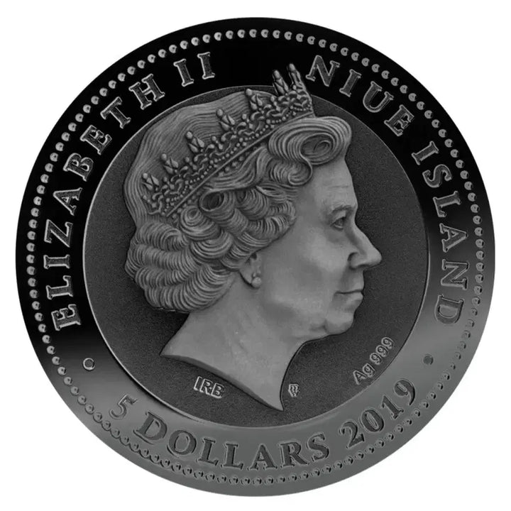 [BUNJANG] 2019 Niue 2 oz 99.9% Silver Chariot Coin / 2019년 니우에 2온스 고대 전차 (채리엇) 99.9% 실버 코인