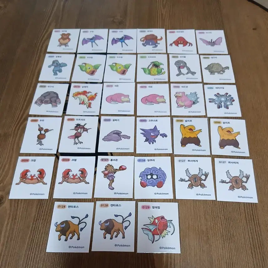 [BUNJANG] Pokemon Sticker Collection Season 2 - Single Choice / 포켓몬띠부씰 시즌2 1개 선택 포켓몬띠부띠부씰